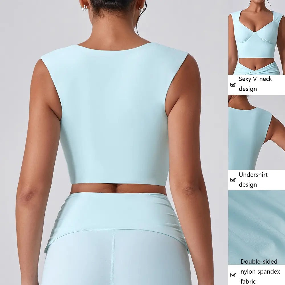 Butter smooth bow V high waisted yoga set