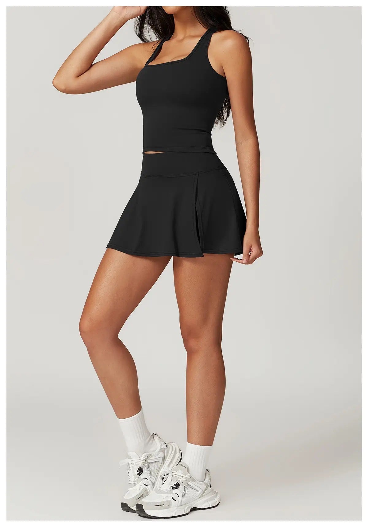 Build in padded bra yoga/tennis set