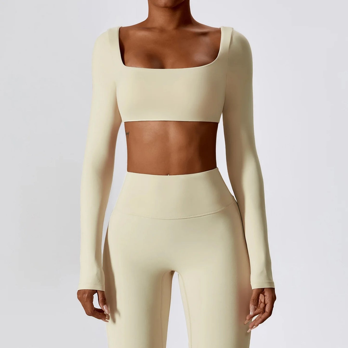 Fitness micro-flare sustainable yoga set