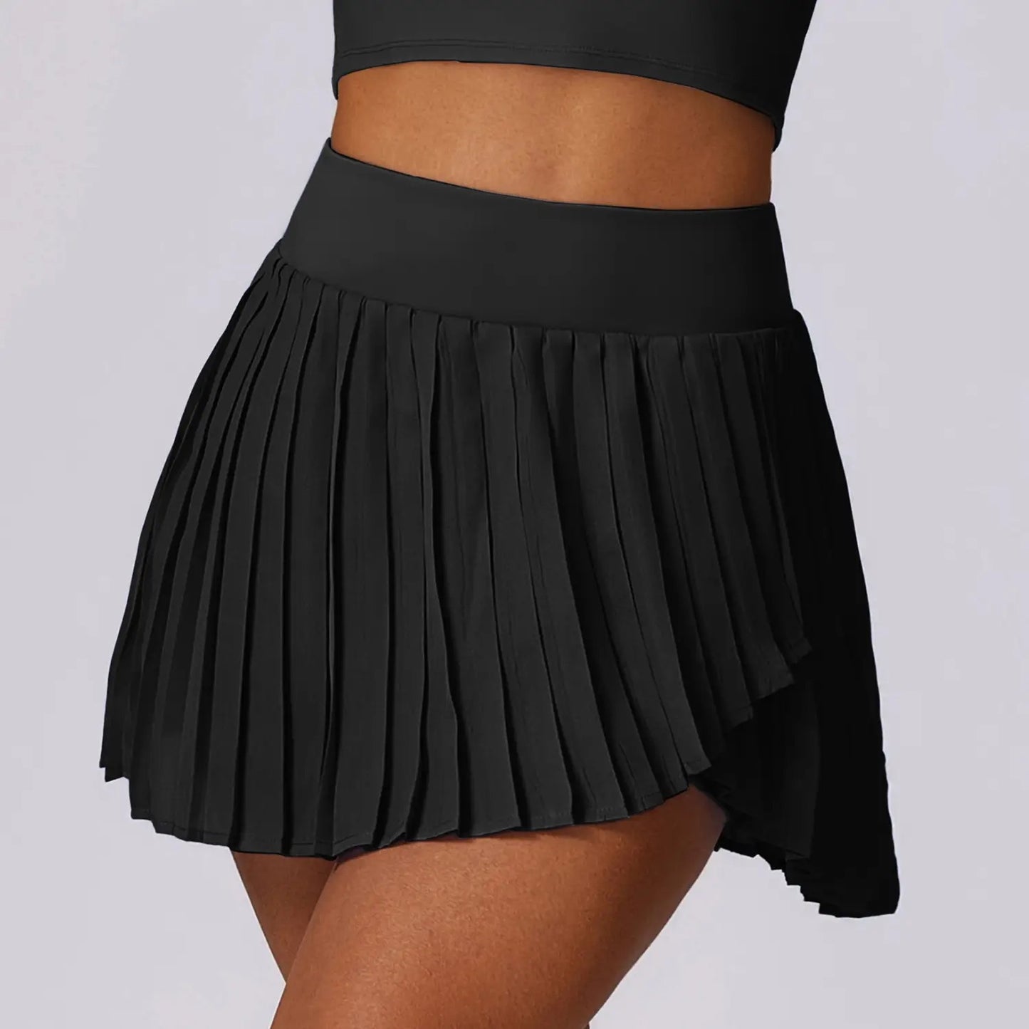 Double inner layer quick dry lightweight pleated golf,tennis skirt