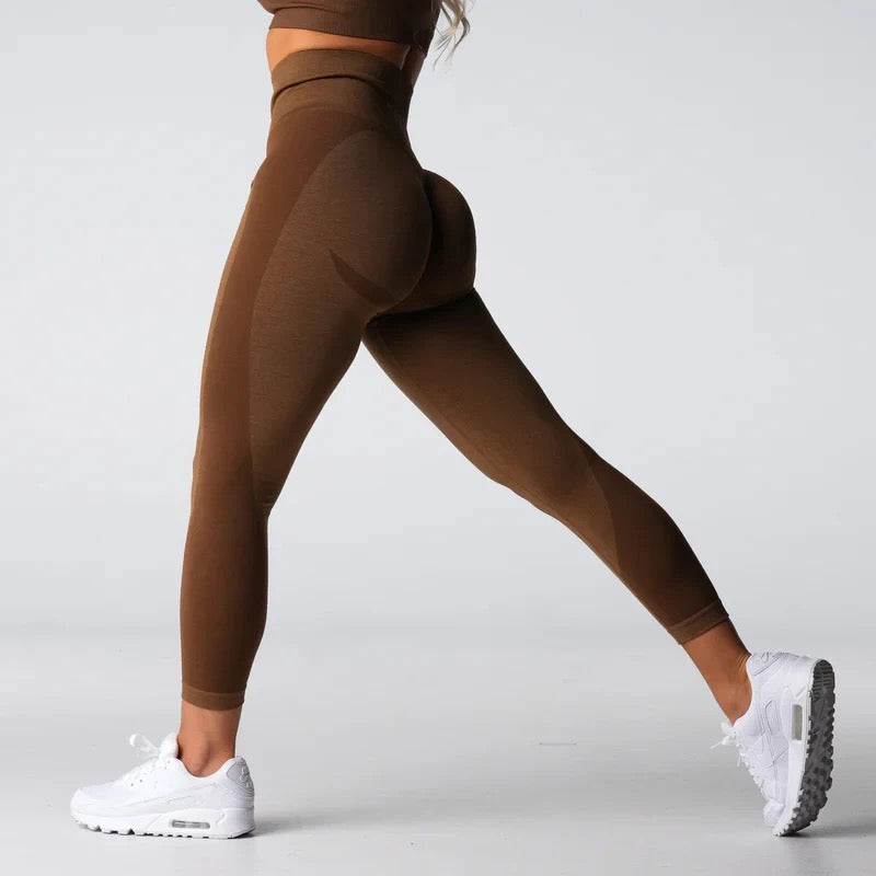 Seamless scrunch butt lift high waisted gym legging