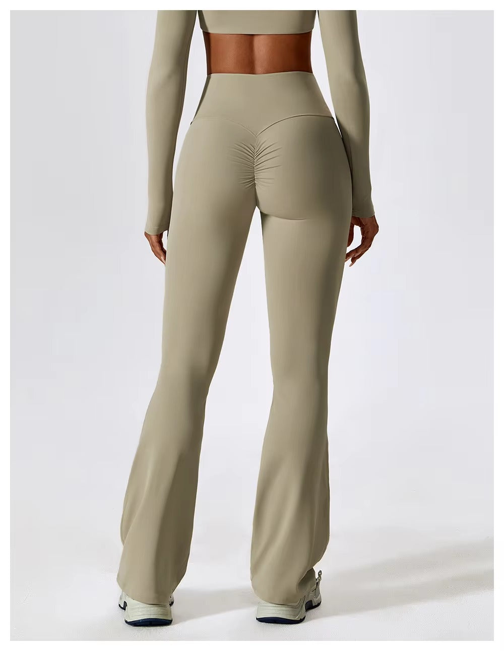 Fitness micro-flare sustainable yoga set