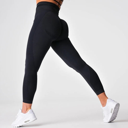 Seamless scrunch butt lift high waisted gym legging